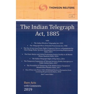 Thomson Reuters The Indian Telegraph Act, 1885 [Bare Acts with Comment]